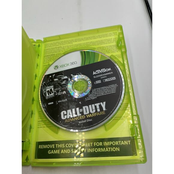 Call of Duty Advanced Warfare (Microsoft Xbox 360, 2014) Complete Mint Discs! - Picture 8 of 8